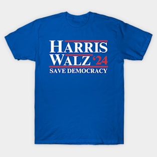 Harris-Walz-2024-Save-Democracy T-Shirt